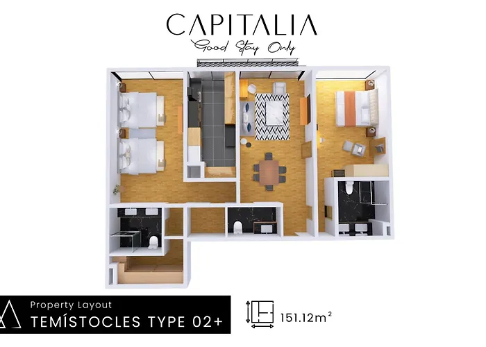アパートホテル Capitalia Temistocles Polanco