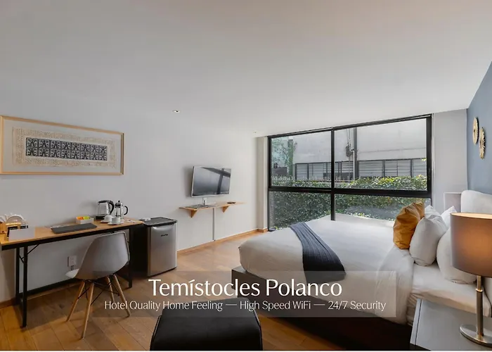 アパートホテル Capitalia Temistocles Polanco メキシコシティ