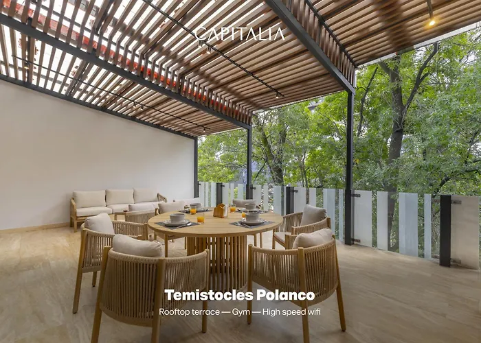 Capitalia Temistocles Polanco アパートホテル メキシコシティ